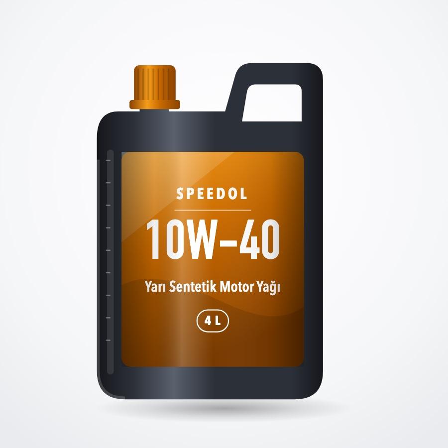 Speedol 10W-40 Yarı Sentetik Motor Yağı 4L