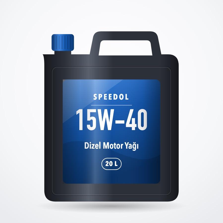 Speedol 15W-40 Dizel Motor Yağı 20L