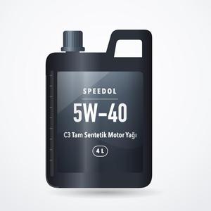Speedol C3 5W-40 Tam Sentetik Motor Yağı 4L